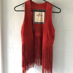 Fringe Leather Vest